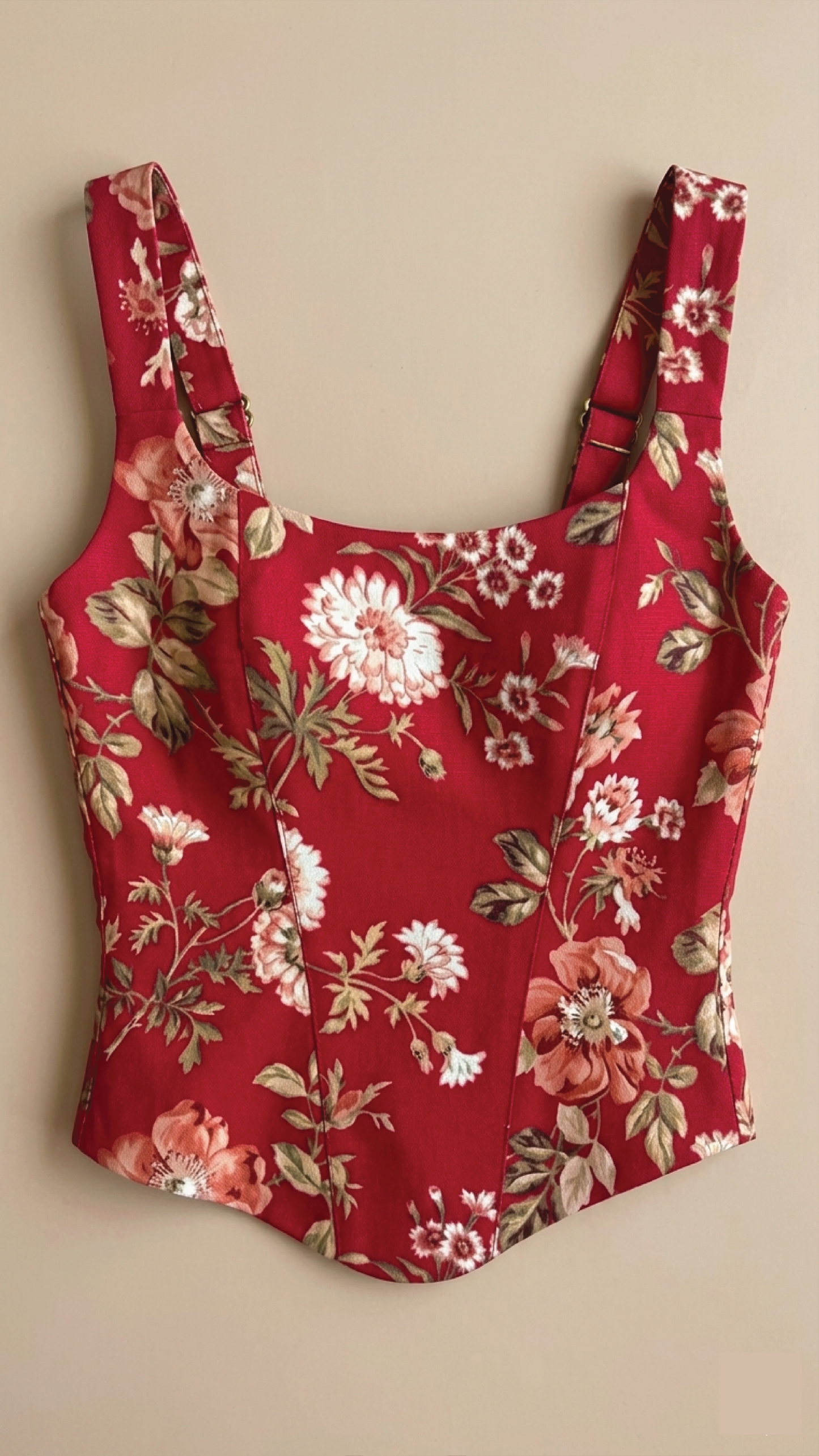 Crimson Garden Corset (New Arrival)