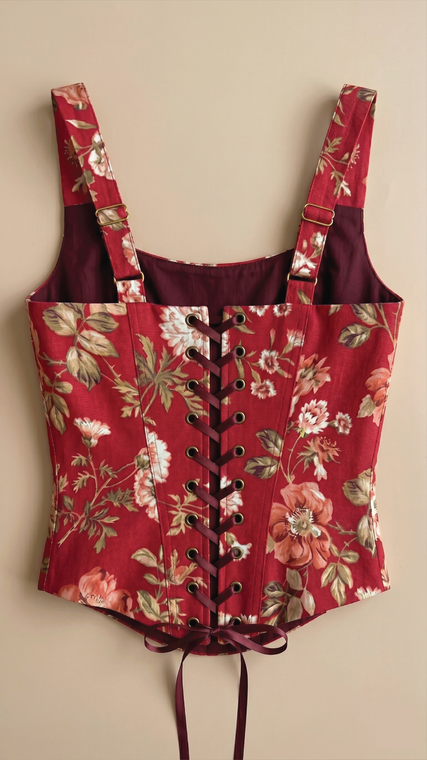 Crimson Garden Corset (New Arrival)