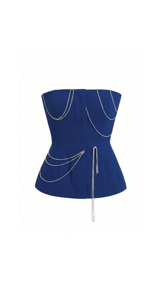 The Royal Sapphire Corset
