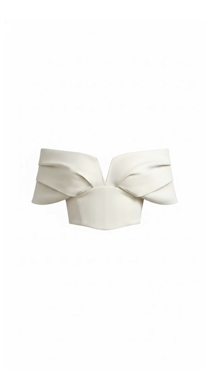 Ivory Off-Shoulder Corset
