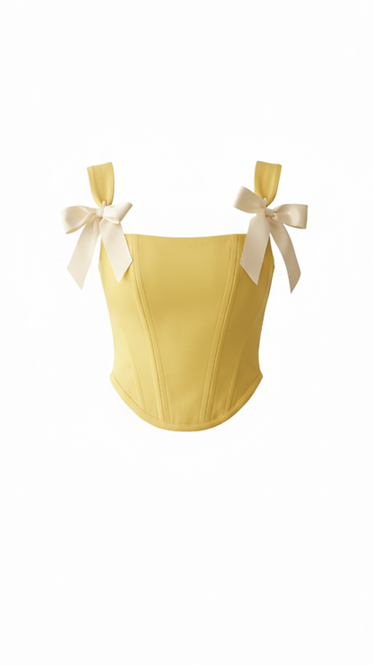 Sunbeam Bow Corset Top
