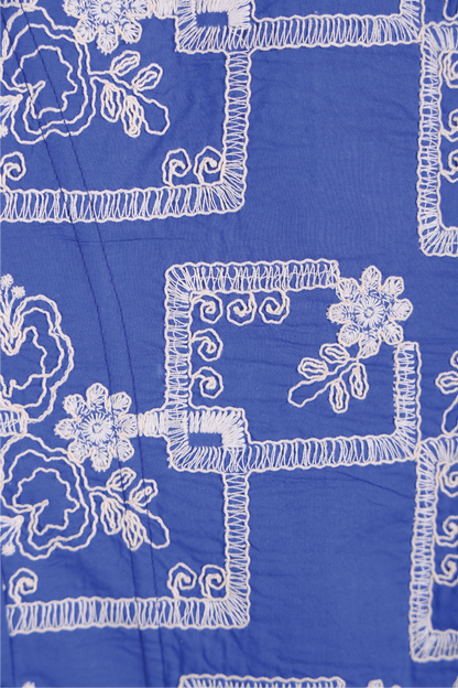 Azure Bloom Corset