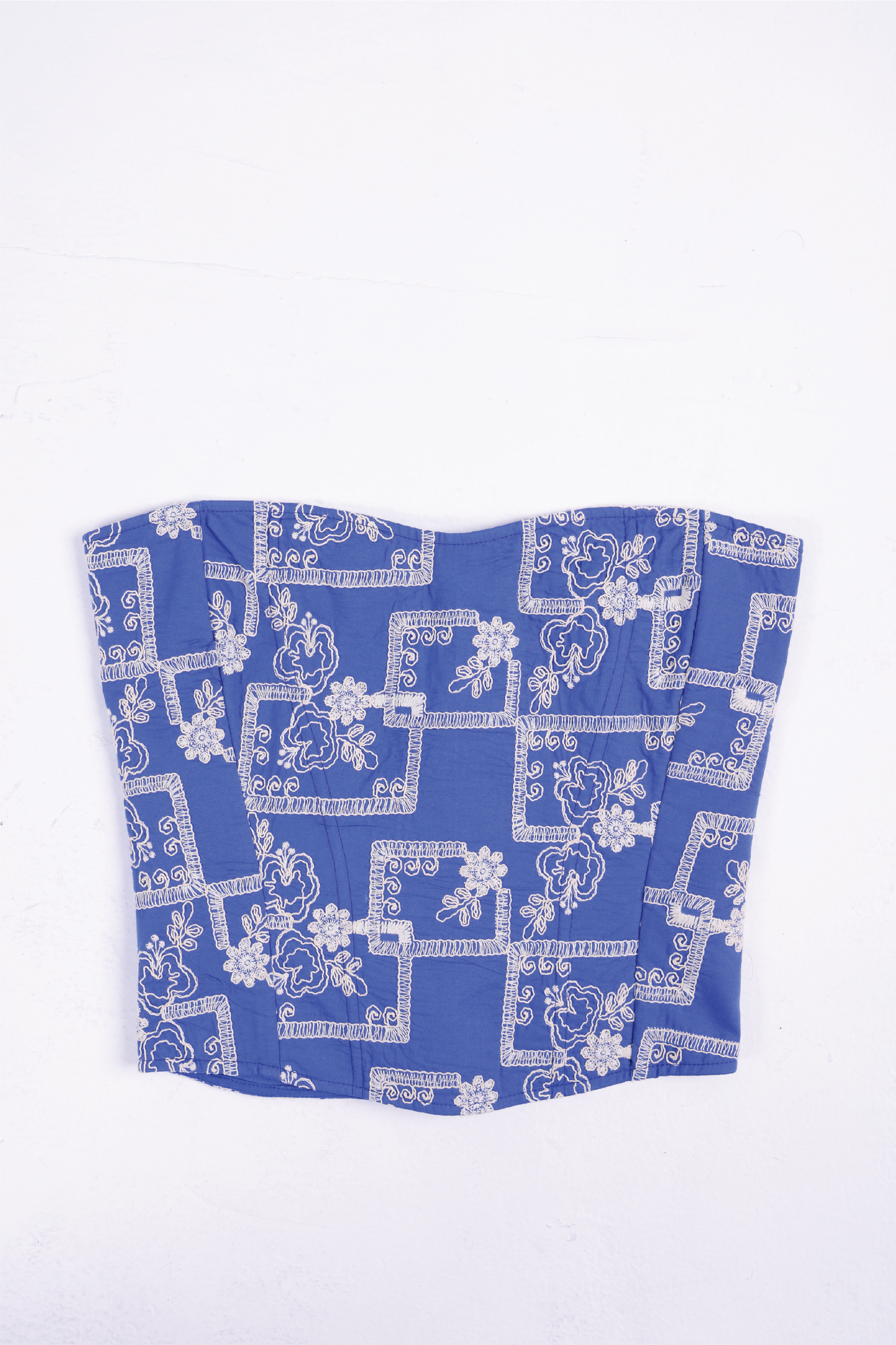 Azure Bloom Corset